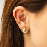 Brinco Glow - Banhadoa Ouro - Hipoalergênico